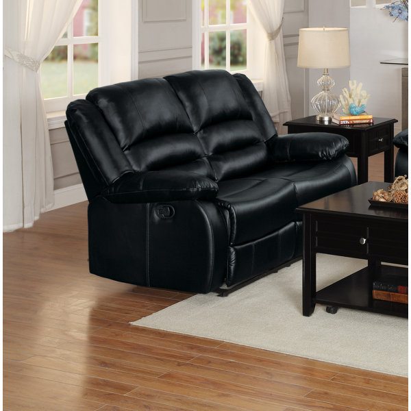 Red Barrel Studio® Jianyu 62" Faux Leather Pillow Top Arm Reclining Loveseat & Reviews Wayfair